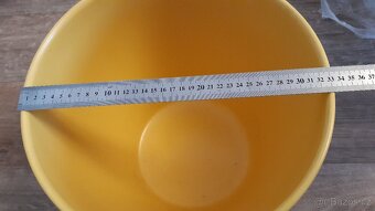 Obal na květináč keramický velký 33cm, žlutý - 4