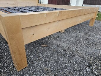 Masivní dubová postel 160x200 cm - 4