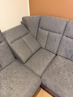 Sedací souprava s křeslem a taburetem - 4