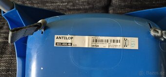 Modrá vysoká jídelní židlička IKEA Antilop - 4