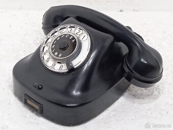 Retro bakelitový telefon KL Vorošilov 1962 - 4