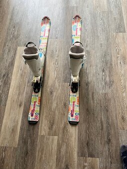 Dětské lyže + lyžáky - 4