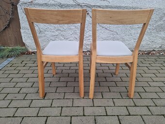 2 židle dubové - 4