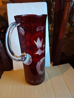 Pěkný starý broušený Džbán  Egermann - 4