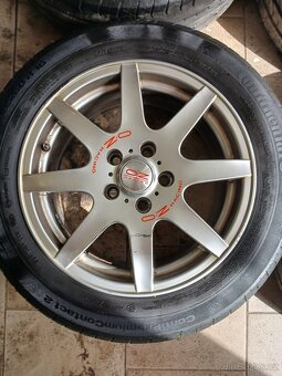 Prodám disky r16 112x5 s pneu 195/60 r16 - 4