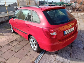 Škoda Fabia II 1.6 TDI ( CAYA ) 55kW r.2012 červená - 4
