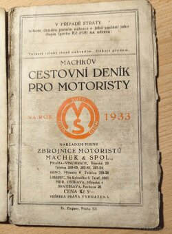 Staré motoristické brožurky, 1. pol. 20 století - 4