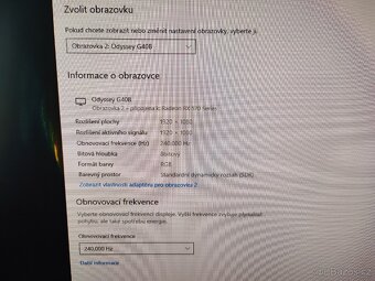 Samsung herni monitor 240hz 25 palců - 4