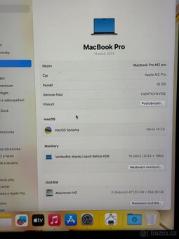 APPLE MACBOOK PRO 14” 2023 M2 PRO/16GB RAM/512GB - 4