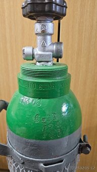 PLNÁ láhev tlaková bomba 6kg CO2 na svařování i Pivo - 4