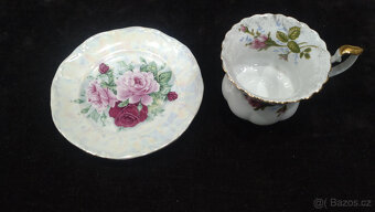 Porcelánový hrníček , talířek , Savari Decoration - 4