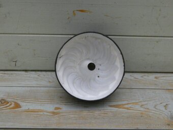 Modrá smaltovaná bábovka - 4