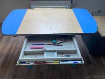 Dětský rostoucí psací stůl Mayer , židle, úložný box - 4