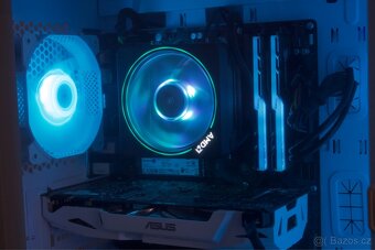 herní PC bílý design RGB|Ryzen5 3600X +GTX 1070 + 1TB SSD - 4