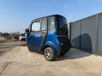 Elektromobil - Elektrická tříkolka Leramotors E1, modrá - 4