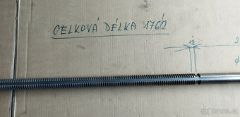 Frézka - trapézový posuvový šroub + matka - 4
