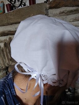 Velký čepec dobový oděv 2x - 4