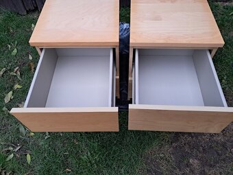 Ikea komoda noční stolek Malm bříza 2 zásuvky - 4