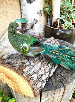 Originální a jedinečná dekorace, dárek Páv (Peacock) 50 cm - 4