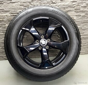 17"Originál Audi Q3 Kodiaq Tiguan 5x112 zimní pneu 6-7mm - 4