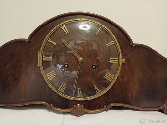 Junghans hodiny starožitný krbové stolní - 4