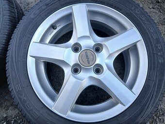 Prodám sadu ALU kol Enzo 195/55R15 letní - 4