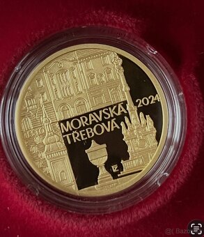 Zlato/ zlatá mince ČNB Moravská Třebova proof - 4