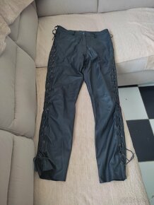 Kožené dámské kalhoty - 4