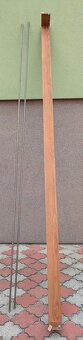 3 Dřevěné garnýže 360, 220 a 211 cm - 4