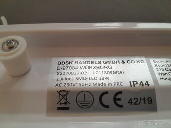 Stropní LED 18W IP44 – čtvercové, hvězdná obloha - 4