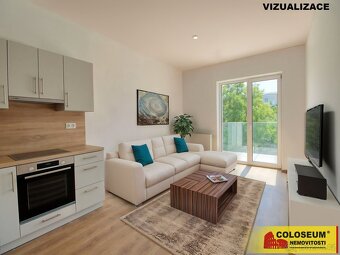 Znojmo, pronájem bytu OV 2+kk, 46 m2, novostavba, balkon – b - 4