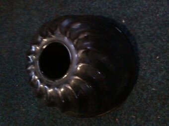 Retro smaltovaná forma na bábovku - 4