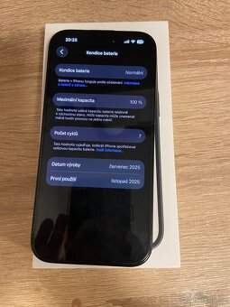 APPLE IPHONE 15 128gb BLACK - ZAKOUPEN 13.11.2025 - 4