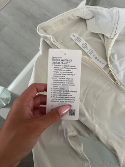 LULULEMON bílá dámská mikina - 4