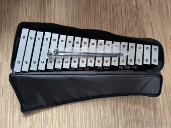 Kovový xylofon (metalofon) + brašna - NOVÝ - 4