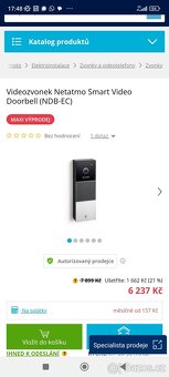 Netatmo Smart Video Doorbell - video zvonek - 4