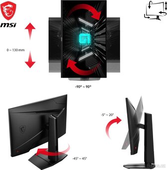 27" MSI G274QPF E2 - Monitor 1440p, 180Hz - 4