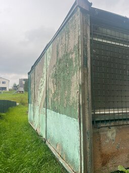 Stavební buňka s oknem a dveřmi, rozměr buňky 6x2.45x3m - 4