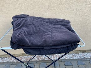 Potah na pohovku Ikea LYCKSELE černé barvy, sametový. - 4