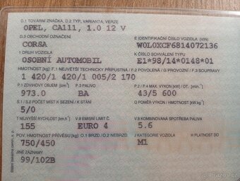 OPEL CORCA 1. - 4