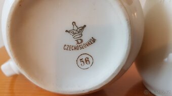 Starožitný porcelán Československo, Czechoslovakia, značený - 4