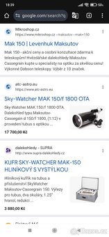 hvězdářský dalekohled Mak 150/1800 - 4