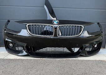 BMW F32 LCI M-paket nárazník blatník led světlo výztuha - 4