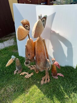 Dubové sochy člunozubce afrického - 4