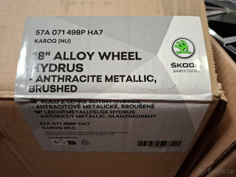 Nové orig. alu disky Škoda Karoq 7,0x18 5x112 ET45 HYDRUS - 4