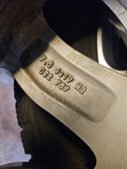 Alu kola 5x112x17 se zimni pneu 215/65R17 - 4