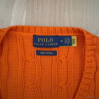 Ralph Lauren Polo oranžový dámský svetr | výborný stav - 4