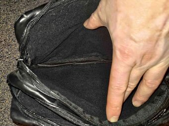 Dokladovka pánská, kožená, černá - 4