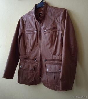 Kožená bunda, velikost 36 - 4
