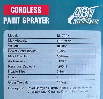 Stříkací pistole na barvu - 4